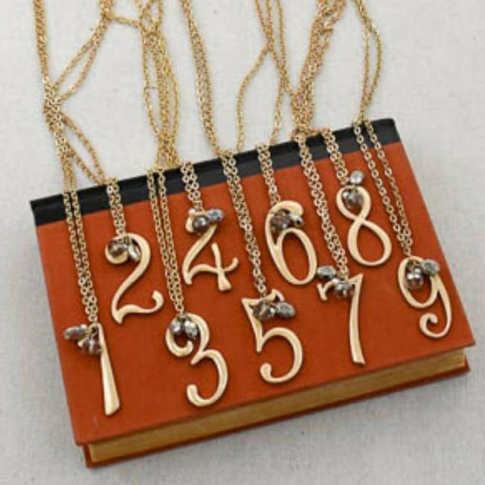 Number pendant necklace ❣#2 only❣ - Picture 1 of 3